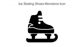 Ice Skating Shoes Monotone Icon In Powerpoint Pptx Png And Editable Eps Format