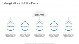Iceberg Lettuce Nutrition Facts In Powerpoint And Google Slides Cpb