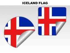 Iceland country powerpoint flags