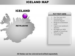 Iceland country powerpoint maps