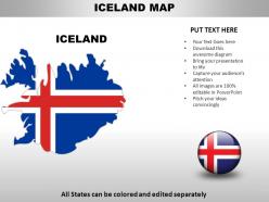 Iceland country powerpoint maps