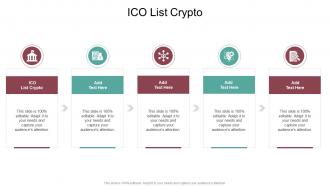 ICO List Crypto In Powerpoint And Google Slides Cpb