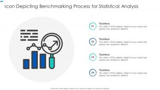 Icon Depicting Benchmarking Process For Statistical Analysis