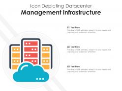 Icon depicting datacenter management infrastructure