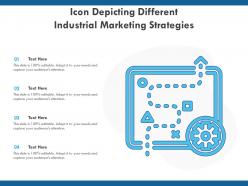 Icon Depicting Different Industrial Marketing Strategies