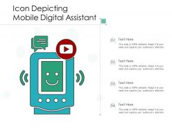 Icon depicting mobile digital assistant