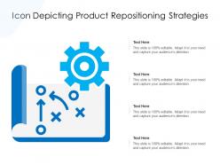 Icon depicting product repositioning strategies