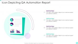 Icon Depicting QA Automation Report