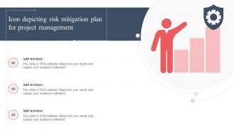 Icon Depicting Risk Mitigation Plan For Project Management