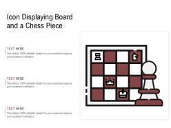 Icon displaying board and a chess piece