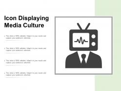 Icon displaying media culture