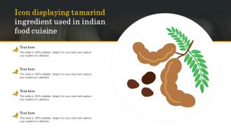 Icon Displaying Tamarind Ingredient Used In Indian Food Cuisine