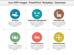Icon erp images powerpoint templates download