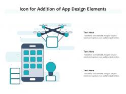 Icon for addition of app design elements