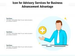 Icon for advisory services for business advancement advantage
