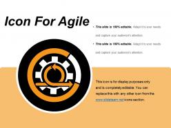 Icon for agile ppt diagrams
