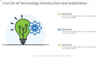 Icon For AI Technology Introduction And Adaptation