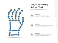 Icon for anatomy of robotic hand