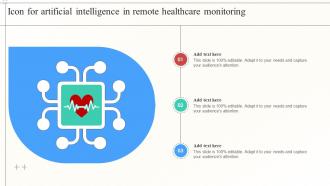 Icon For Artificial Intelligence In Remote Healthcare Monitoring