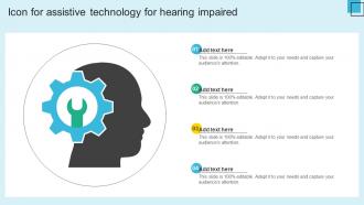 Icon For Assistive Technology For Hearing Impaired