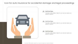 Icon For Auto Insurance For Accidental Damage And Legal Proceedings
