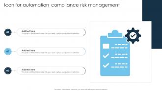 Icon For Automation Compliance Risk Management