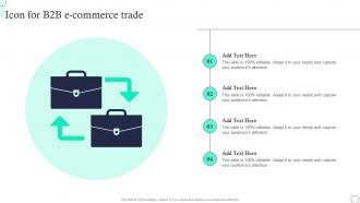 Icon For B2B E Commerce Trade