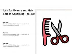 Icon For Beauty And Hair Saloon Grooming Tool Kit