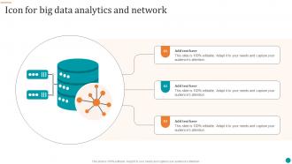 Icon For Big Data Analytics And Network