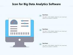 Icon for big data analytics software