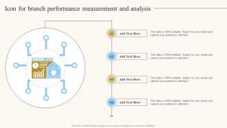 Icon For Branch Performance Measurement And Analysis