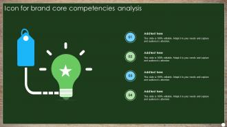 Icon For Brand Core Competencies Analysis