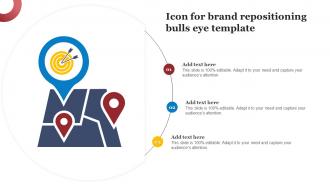 Icon For Brand Repositioning Bulls Eye Template