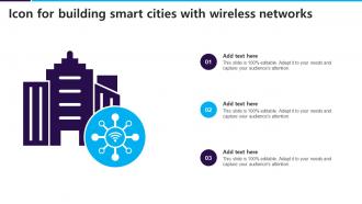 Icon For Building Smart Cities With Wireless Networks