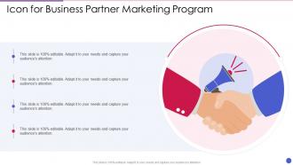 Icon For Business Partner Marketing Program