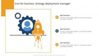 Icon For Business Strategy Deployment Manager