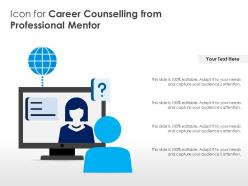 Icon for career counselling from professional mentor