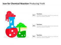 Icon for chemical reaction producing froth