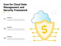 Icon for cloud data management and security framework