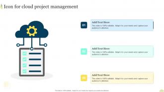 Icon For Cloud Project Management