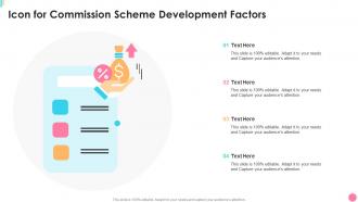 Icon For Commission Scheme Development Factors