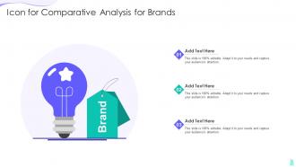 Icon For Comparative Analysis For Brands
