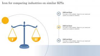 Icon For Comparing Industries On Similar Kpis