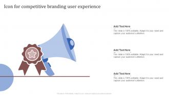 Icon For Competitive Branding User Experience