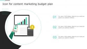 Icon For Content Marketing Budget Plan
