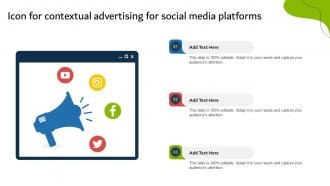 Icon For Contextual Advertising For Social Media Platforms