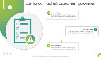 Icon For Contract Risk Assessment Guidelines
