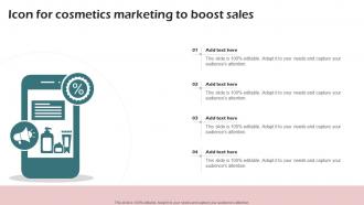Icon For Cosmetics Marketing To Boost Sales
