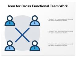 Icon for cross functional team work