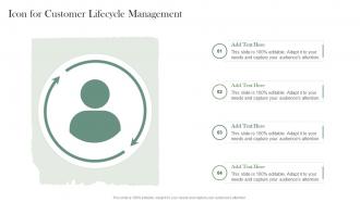Icon For Customer Lifecycle Management